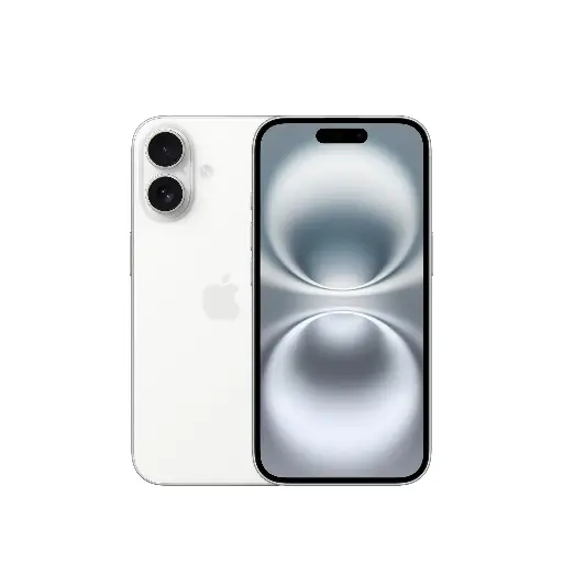 ايفون 16 الأبيض (128g) / iphone 16 white (128g) (ضريبه غير مدفوعه)