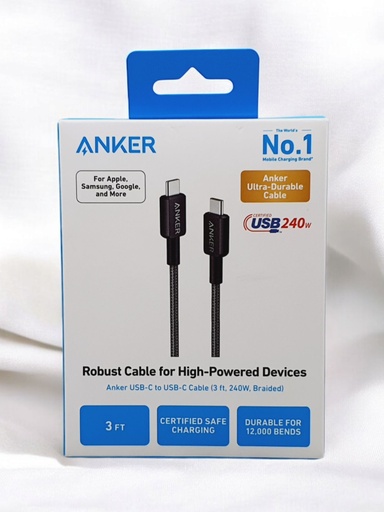 كابل يو اس بي الترا من انكر / anker usb ultra durable cable