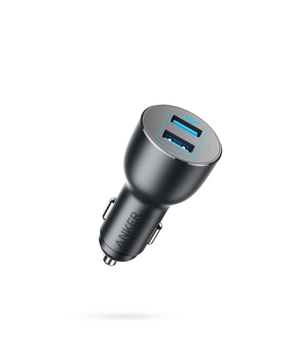 شاحن عربيه سريع يو اس بي ايه من انكر / anker fast & durable car charger usb A