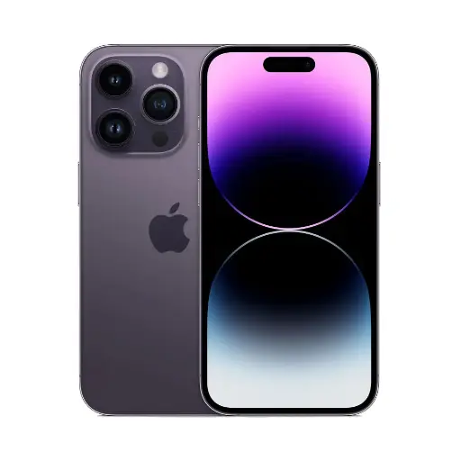 ايفون 14 برو ماكس البنفسجي (256g) بطاريه تصل الي 88% / iphone 14 pro max deep purple (256g) (battery up to 88%)